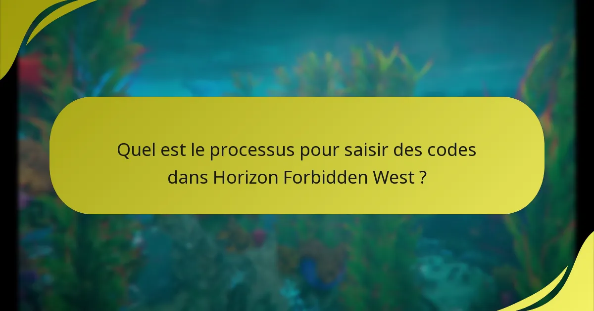 Quels objets numériques puis-je échanger avec des codes dans Horizon Forbidden West ?