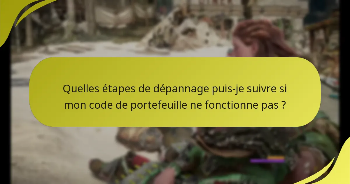 Que puis-je acheter avec des codes de portefeuille échangés dans Horizon Forbidden West ?